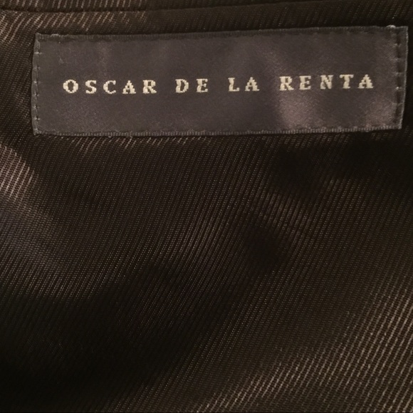 Oscar De La Renta Size 40R Brown Glen Plaid Blazer - Picture 5 of 8